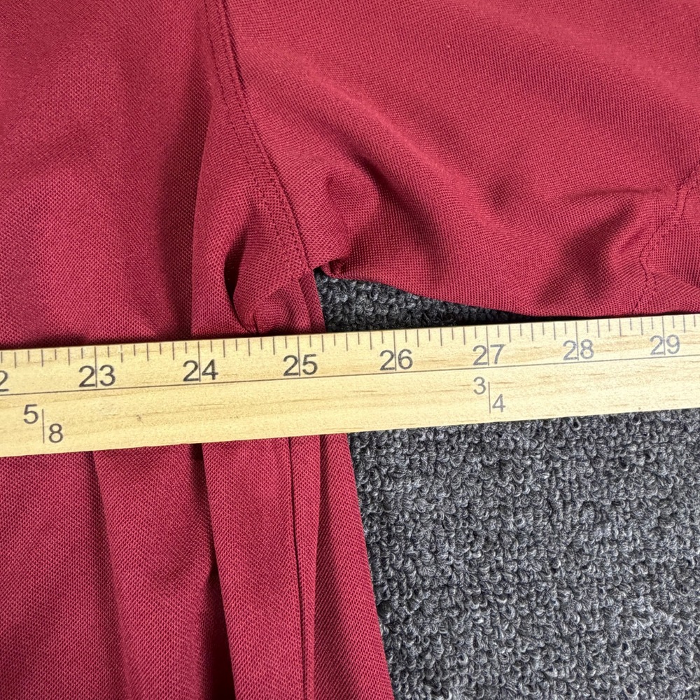 Nike Polo Shirt Mens 3XL Dri-FIT 363807-677 Red Bayer CropScience EUC - Picture 3 of 9